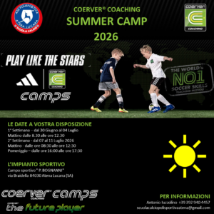 Coerver® Coaching Summer Day Camp – Atena Lucana