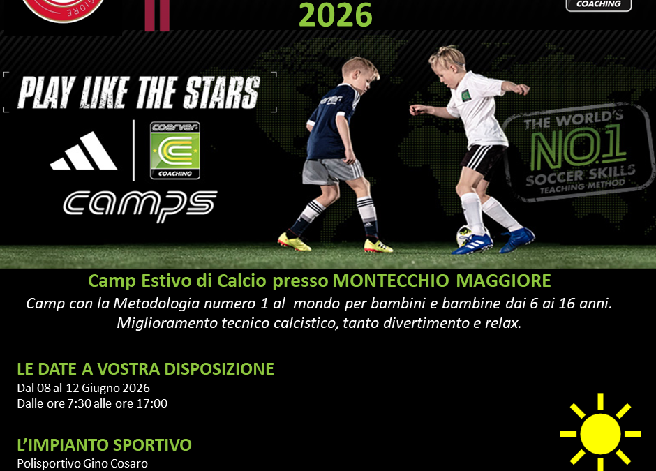 Coerver® Coaching Summer Day Camp – Montecchio Maggiore
