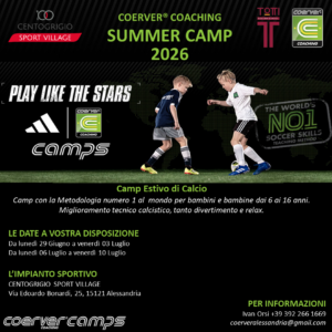 Coerver® Coaching Summer Day Camp – Centogrigio Alessandria