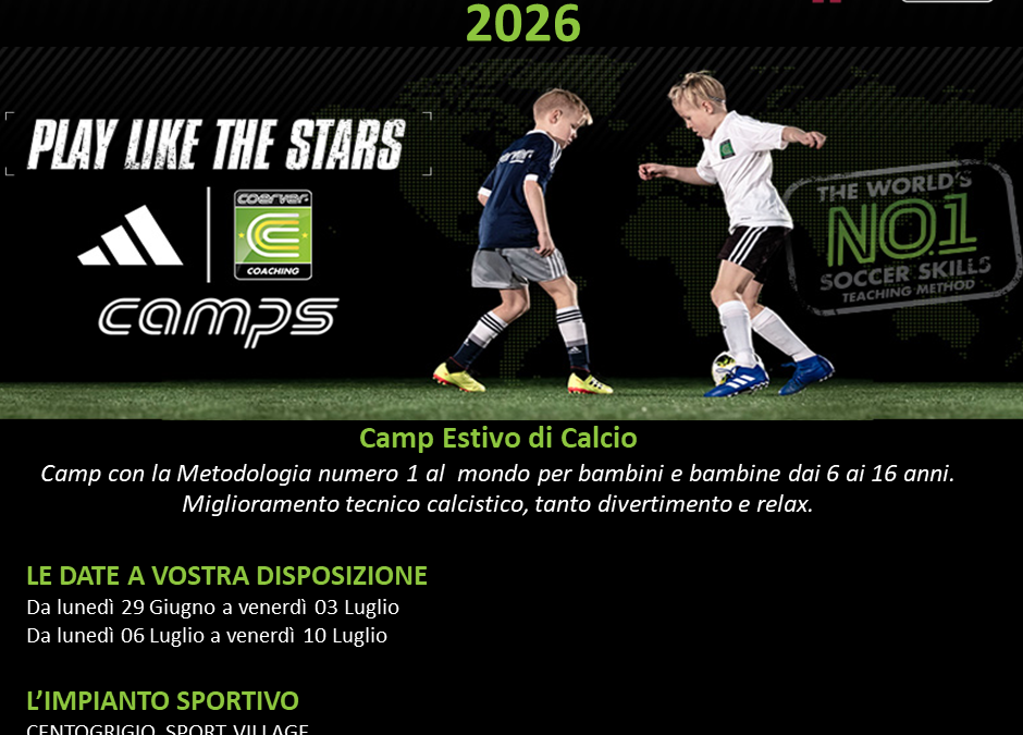 Coerver® Coaching Summer Day Camp – Centogrigio Alessandria