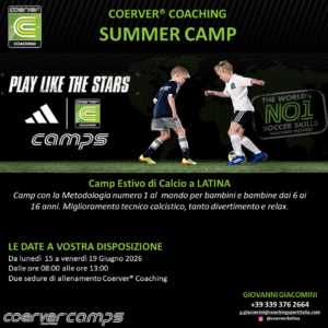 Coerver® Coaching Summer Day Camp – Latina
