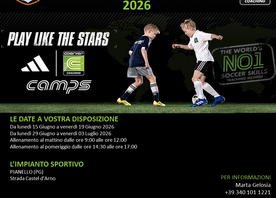 Coerver® Coaching Summer Day Camp – ASD Arna