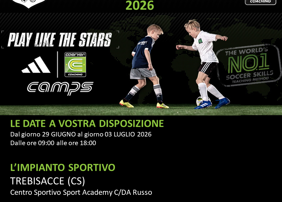Coerver® Coaching Summer Day Camp – Trebisacce (CS)